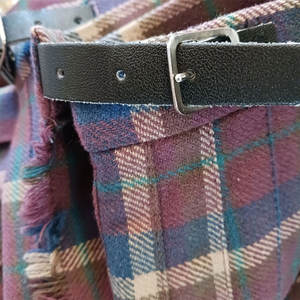 Meilleures ventes : Jupe pour femme bordeaux et bleue, motif écossais classique Glencoe, kilt personnalisé pour fille 2026 - Product Image 6