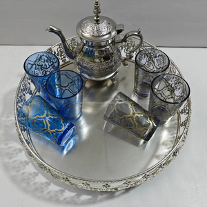 ชุดน้ำชาโมร็อกโก 6 แก้ว 1 ถาด 1 กาน้ำชา ในกล่องของขวัญ - Product Image 3