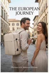 Sac à dos de voyage extensible pour hommes et femmes, grand format, approuvé pour les vols, avec compartiment pour chaussures et port USB - Product Image 5