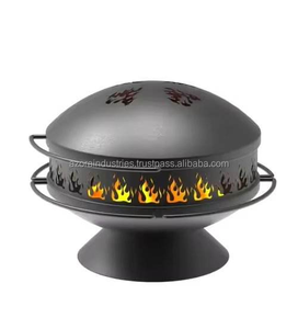 Free Standing Iron <b>Firepit</b> with Fire Pit Ring Heat Application Metal <b>Firepit</b> - Product Image 1