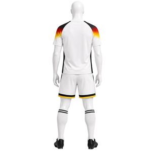Customized Color Men's Soccer Jersey Set Shorts Professional Football Uniform Lightweight Breathable Cotton Safety <b>Athletic</b> Team - Product Image 2