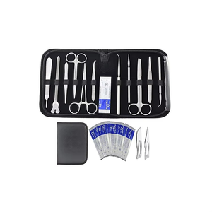 CUSTOM Set 13 Pieces Professional Basic Surgical Forceps Scissors <b>Needle</b> Holder Kit Manual Stainless Steel Box Instruments - Product Image 4
