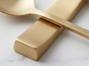 Antique <b>Metal</b> Cutlery <b>Chopstick</b> Rest Spoon Rest For Kitchen Home Hotel Restaurant And Wedding Events Usage Table Decor Items - Product Image 3