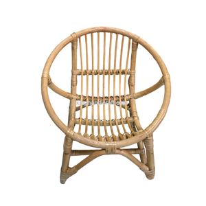 Chaise pour enfants en rotin faite à la main de style bohème pour fête d'anniversaire d'enfants, mobilier d'événement en osier naturel en gros - Product Image 5