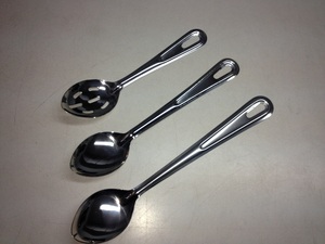 Best Price MIINOX 21" Stainless Steel Perforated Hooked <b>Serving</b> <b>Spoon</b> CE/EU Certified Eco-Friendly Silver Plated Camping Indian - Product Image 5