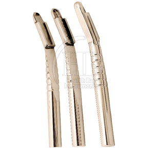 Grattoir osseux orthopédique manuel, instrument chirurgical dentaire, outil de raclage osseux à bord fin, en acier inoxydable, pour greffe en chirurgie orale - Product Image 2