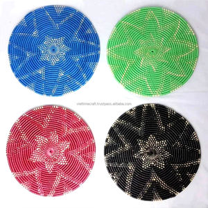 Trending 2026 Mix Color <b>Rattan</b> Wicker <b>Placemat</b>, Serving Mat and Pad Dinnerware Kitchen Decoration Viettimecraft - Product Image 6