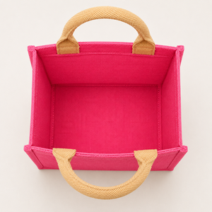 Sac cadeau en jute rose personnalisé, petit format, écologique, mini sac fourre-tout réutilisable, emballage cadeau, vente en gros - Product Image 5