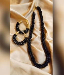 Collar de Perlas Mala, Joyería Nupcial Pakistaní e India, Collar Largo de Perlas Artificiales, Joyería de Boda para Mujer - Product Image 1