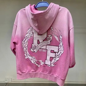เสื้อฮู้ดดี้พิมพ์ลายกราฟิก Y2K ผ้าฝ้าย 100% คุณภาพดีเยี่ยม ทรงโอเวอร์ไซส์ สำหรับผู้ชาย สไตล์ดิสเทรส ขอบดิบ ผ้าเฟรนช์เทอร์รี่ สำหรับฤดูหนาว - Product Image 6