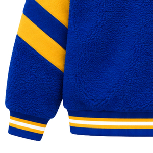 Chaqueta Bomber Sherpa Reversible para Mujer de Sigma Gamma Rho, Chaqueta de Invierno Cálida de Doble Cara con Forro Polar Personalizado de la Hermandad Griega - Product Image 5