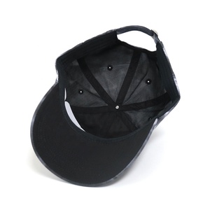 Baseball Cap 6-Panel Fitted <b>Hat</b> Gray Tie-Dye Satin Unisex Casual Wear Four Seasons Adult Size 58-60CM - Product Image 3
