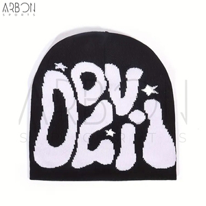 Adjustable Good Supplier Newest Style Men Women Printed Knitted Warm Ski Skull Cap <b>Wool</b> 3D Embroidered Character <b>Beanies</b> - Product Image 3