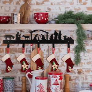 CIFbuy Porta Calze Natalizio da Parete con Ganci Decorativi per Decorazioni Festive e Conservazione Regali TikTok per Temu Pick Serv - Product Image 6