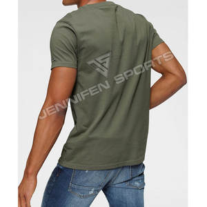 Camisetas de Verano para Hombre de Alta Calidad, 240 GSM, 100% Algodón, Transpirables, Casuales, Estampadas, de Manga Corta, Personalizadas, Unisex, Corte Regular, Color Verde - Product Image 6