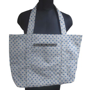 Sac à main en coton imprimé Boho, sac fourre-tout en toile Design floral écologique et réutilisable, pour un usage quotidien en été - Product Image 1
