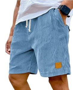 Shorts décontractés pour hommes, conception personnalisée OEM, polyester/nylon/spandex, cordon de serrage, mi-longueur, tricoté, respirant, séchage rapide, écologique - Product Image 3