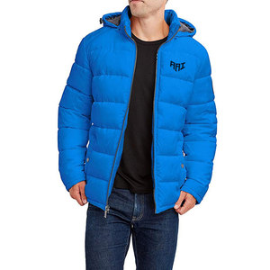 เสื้อแจ็คเก็ตพัฟเฟอร์บุผู้ชายสำหรับฤดูหนาว อุ่น น้ำหนักเบา มีฮู้ด บุผ้านวม แจ็คเก็ตแฟชั่นลำลอง - Product Image 1