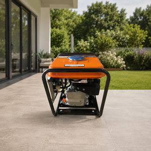 Générateur orange robuste avec moteur refroidi par air pour alimentation de secours d'urgence - Product Image 5
