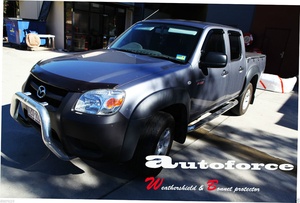 แผ่นบังแดดหน้าต่างรถยนต์ HIC วัสดุ PMMA  สำหรับ MAZDA BT50 ปี 2006-2011  กระชับพอดี 100% - Product Image 1