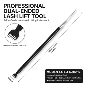 Outils de séparation pour rehaussement de cils en gros, couleur personnalisée, acier inoxydable de haute qualité, fabricant d'outils de lifting des cils - Product Image 3