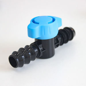 Mini-vanne à double barbillon multi-tailles pour tuyau d'irrigation polyvalent 16mm 20mm - Product Image 1