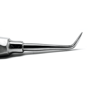 Elevador Dental de Acero Manual de Alta Calidad, Recto y Curvo, para Extracción de Raíces Dentales, Equipo de Laboratorio Dental de Grip Surgical - Product Image 4