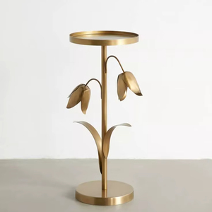 Centro de mesa de metal de diseño para mesa de consola, decoración de comedor y estilo de decoración contemporánea para el hogar. - Product Image 1