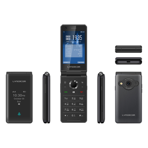 Màn hình kép Kosher lật điện thoại thông minh với NFC cảm ứng thông minh và nút bàn phím GSM cao niên di động điện thoại di động hỗ trợ Android tự động - Product Image 5