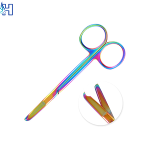 กรรไกรตัดไหมผ่าตัด สแตนเลสสตีล เครื่องมือแพทย์สำหรับถอดไหมและทำแผล ใช้ซ้ำได้ เกรดโรงพยาบาล - Product Image 5