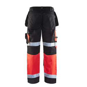 Pantalones de Trabajo de Invierno Resistentes OEM para Hombre, Alta Visibilidad, Múltiples Bolsillos, Construcción a Prueba de Polvo, Poliéster Reflectante - Product Image 4