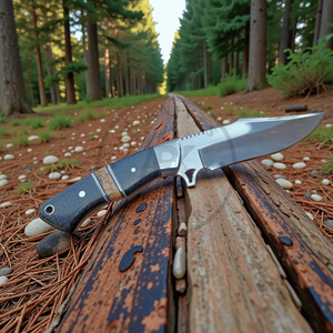 Lot de 20 couteaux de chasse à lame fixe OEM avec étui en cuir – Fournisseur en gros direct usine – Lames polies miroir - Product Image 6