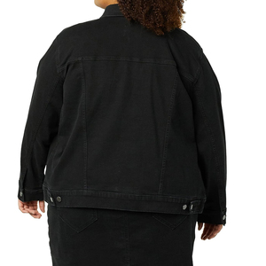 Soft <b>Material</b> Comfortable Fit Long Lasting Wear Eco Friendly Women <b>Denim</b> jacket stylish Custom logo Available Women <b>Denim</b> jacket - Product Image 5