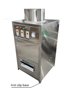 Removedor eléctrico de piel de ajo para cocinas de <span class=keywords><strong>tapas</strong></span> españolas Pelador de aire seco Unidad comercial de 50kg hora - Product Image 4