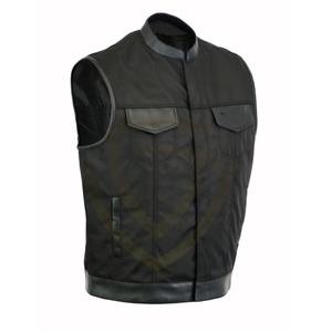 Chaleco de Cuero Genuino Personalizado, Elegante, Duradero, Informal, para Motocicleta, Chaleco de Cuero para Hombre - Product Image 2