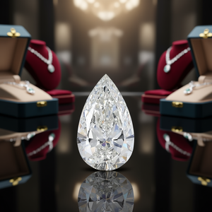 Diamant en forme de poire cultivé en laboratoire certifié IGI, 15,05 carats, qualité VVS2, diamants en vrac - Product Image 3