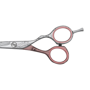 Hairdressing Scissors Floral Engraved <b>Ceramic</b> Stainless Steel Adjustable Tension Professional Salon Shears Hair Salon Supplies - Product Image 5