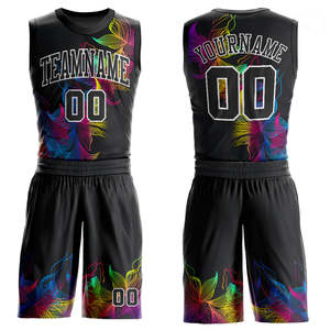 Ensemble d'uniformes de basketball sublimés, maillot et short assortis avec votre nom, numéro et logo d'équipe, idéal pour les clubs, les écoles et les ligues - Product Image 1