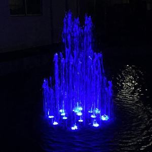 Fuente de Agua Danzante Musical con Control DMX Programable para Exteriores Fenlin, Luces LED RGB, Construcción de Acero Inoxidable, Comercial - Product Image 3