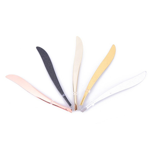 Pince à épiler professionnelle pour femmes, couleur or 24 carats, en acier inoxydable, outils de maquillage et de beauté, 1 pièce - Product Image 3