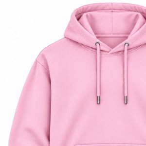 <b>Men</b> Light <b>Pink</b> Pullover <b>Hoodie</b> Plain Long Sleeve Casual Sweatshirt Custom Logo Streetwear Sportswear Gym Top Shoukat Apparel M - Product Image 3