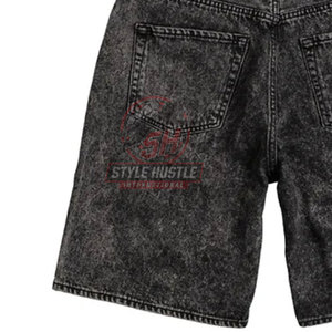 Shorts con Lavado Ácido Hechos a Medida al Mejor Precio, Shorts con Lavado Ácido con Logotipo Personalizado, Más Vendidos - Product Image 6