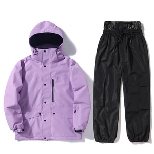 Traje de Esquí Deportivo para Invierno, Chaqueta Impermeable, Transpirable, Cortavientos, con Cierre, Unisex, Tallas Grandes - Product Image 3