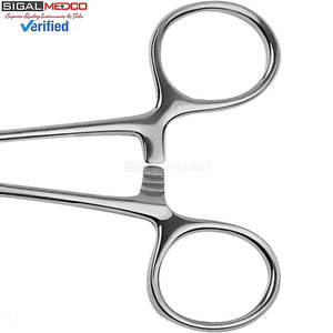 Juego de 2 Pinzas Hemostáticas Manuales Versátiles de Acero Inoxidable de 5 Pulgadas, Curvas y Rectas, con Mordazas Serradas y Mecanismo de Bloqueo para Uso General - Product Image 5