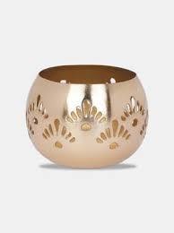 Finition or de qualité supérieure Fer Soleil Visage Conception Poinçonné Coupe Votive Titulaire Élégant Luxueux Maison Hôtel Table Bougie Pot Autre - Product Image 4