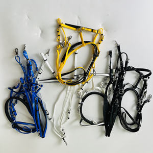 Brida de PVC de alta resistencia con pechera y herrajes de acero inoxidable para caballos |   Brida y Pechera de PVC Impermeables y Resistentes - Product Image 2