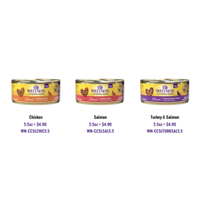 Wellness Complete Health <b>Wet</b> <b>Food</b> (Gravies/Pate/Morsels & Sliced/Minced) for Cats WN-CCSLTURKSAL5.5 - Product Image 3