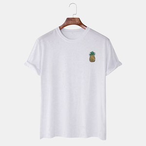 Camisetas para Hombre, Tallas Grandes, Estampadas, Hombros Caídos, Talla Única, Cómodas, de Alta Calidad, 100% Algodón, Cuello Redondo, Venta al Por Mayor - Product Image 1