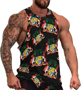 Wholesale Price Custom Men Tank <b>Tops</b> Gym Wear Sleeveless <b>Camo</b> Design Crewneck Casual High Street Men Tank <b>Top</b> - Product Image 4
