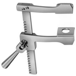 เครื่องมือผ่าตัดกระดูกและข้อแบบแมนนวล Finochetto Pediatric Rib Spreader พร้อมใบมีดโค้ง ด้ามจับตามหลักสรีรศาสตร์ สำหรับการแยกกล้ามเนื้อหน้าอก ได้รับมาตรฐาน CE - Product Image 4